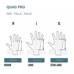 Quad Pro Grips - Light Blue