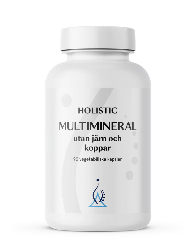 Multimineral utan Järn & Koppar - 90 kapslar