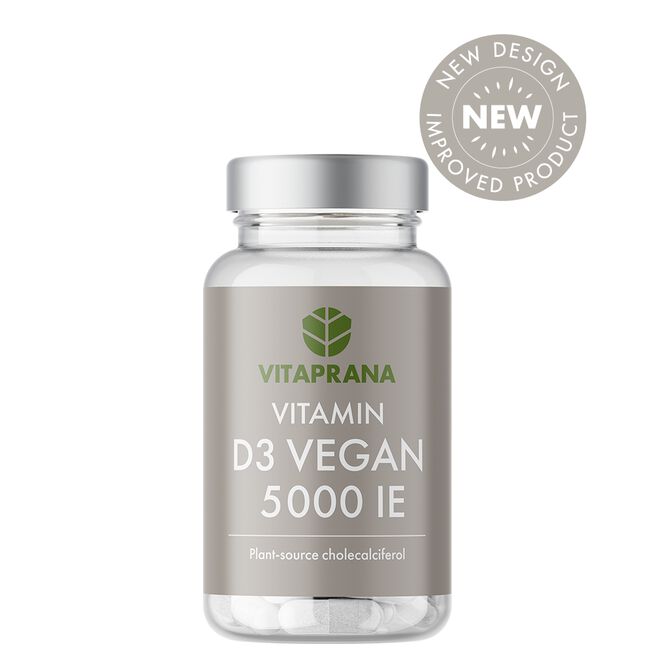 Vegansk Vitamin D3 5000 IE - 110 kapslar