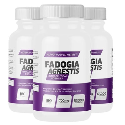 3 x Alpha Sport Nutrition Fadogia Agrestis