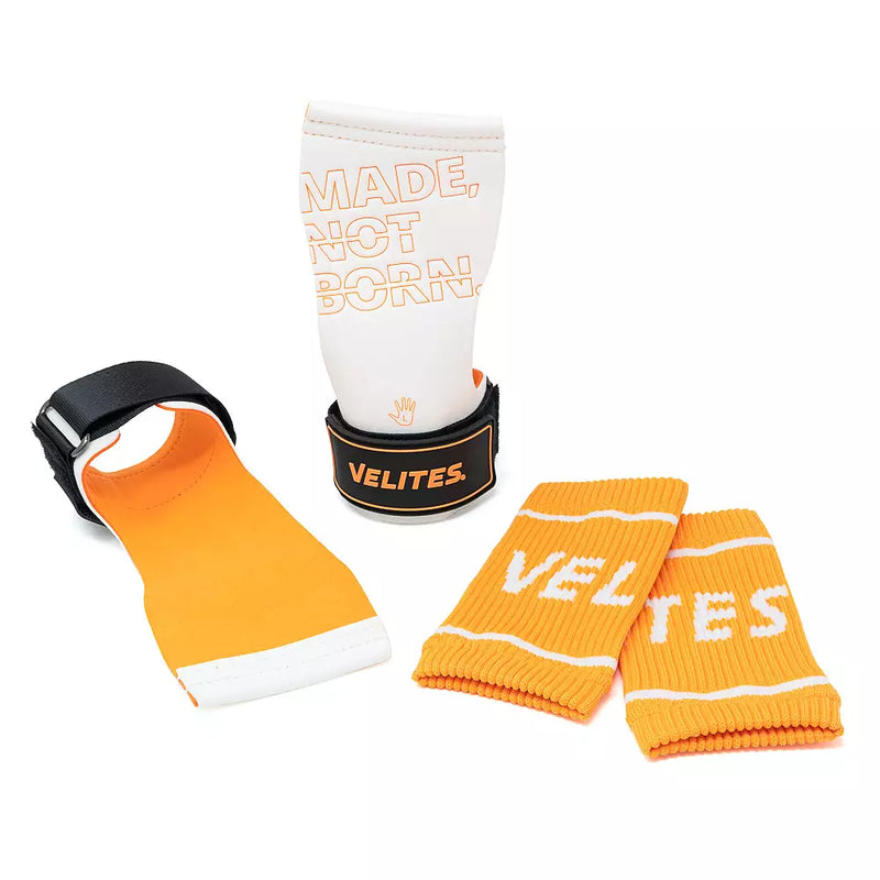 Quad Pro Grips - White Orange