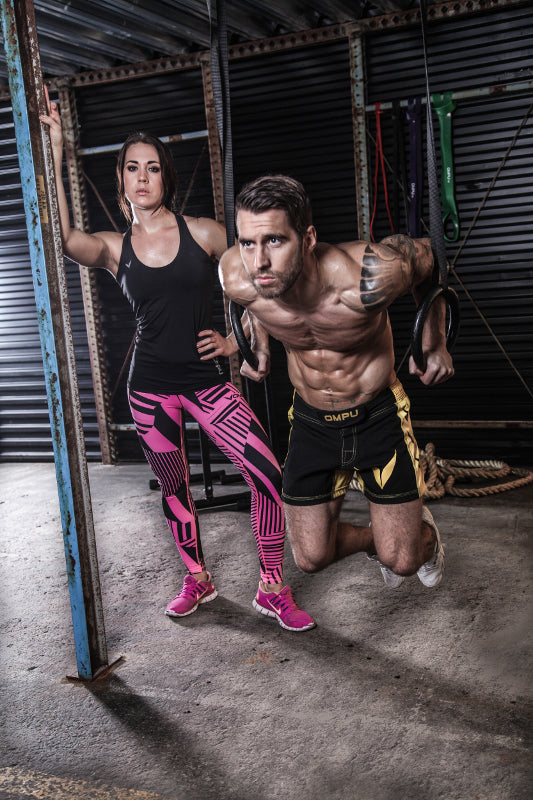 Fitted Abstract Tights