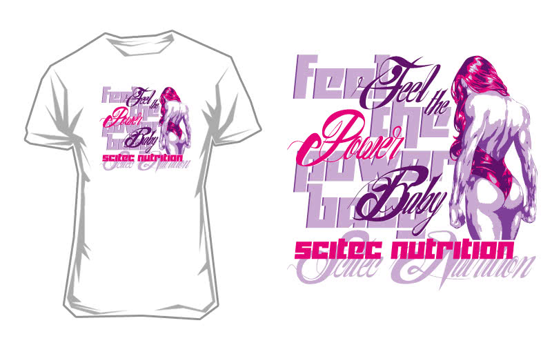 Feel the power baby tee
