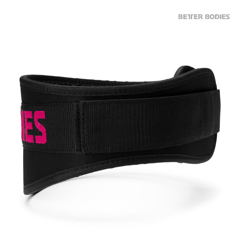 Womens gym belt - Black/pink