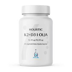 K2+D3-Vitamin i olja - 60 caps