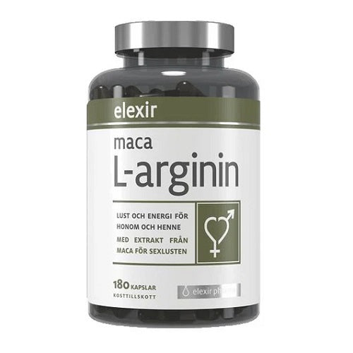Elexir Maca L-arginin - 180 kapslar