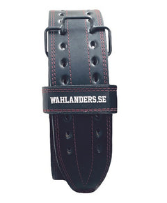 Bälte Mjuk svart med röd söm