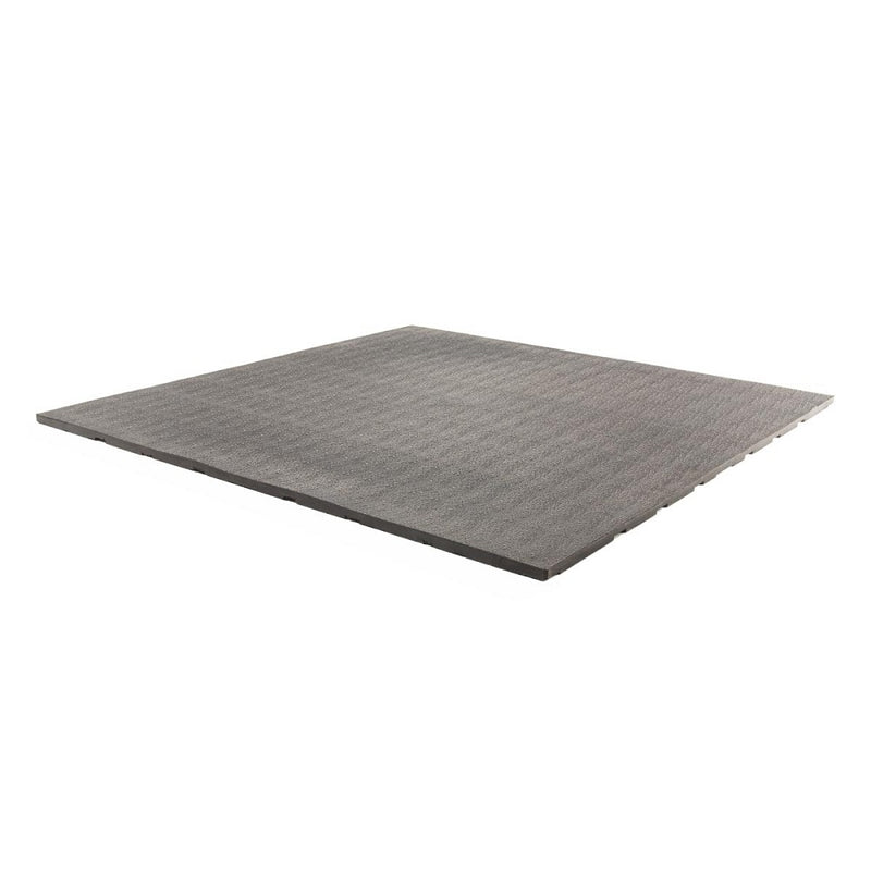 Gummigolv 17mm Vulkaniserat 1x1m - Svart