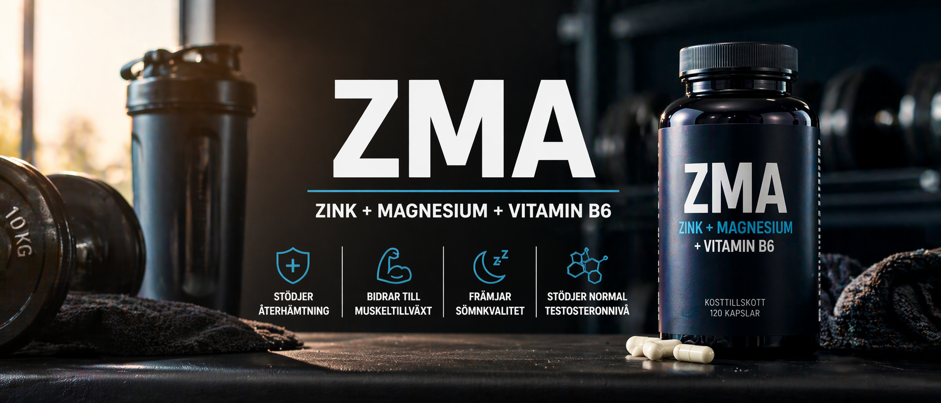 ZMA – hjälper zink och magnesium verkligen med muskelbyggnad?