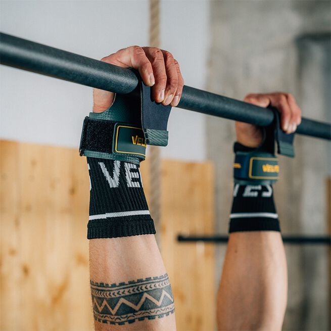 Quad Ultra Hand Grips No Chalk - Dark Green Kit