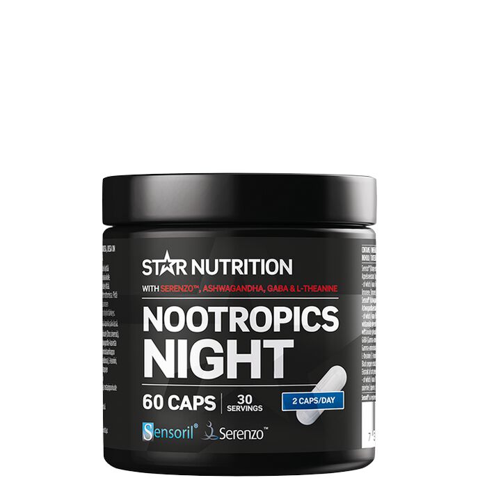 Nootropics Night, 60 Kapslar