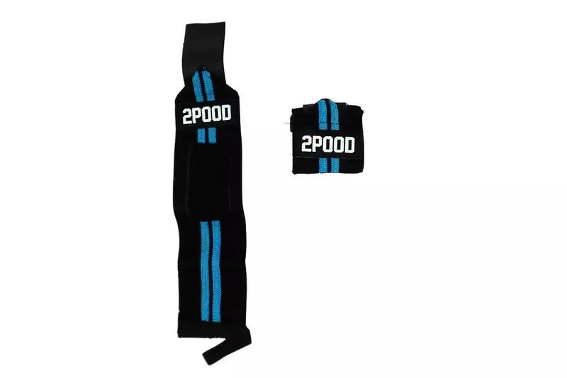 2POOD Wrist Wraps, Blue