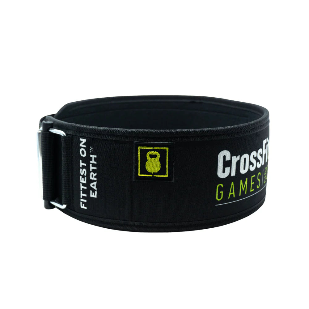 2POOD 2POOD Black CrossFit Games 4" Straight Belt