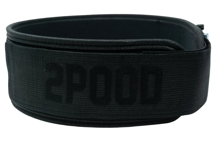2POOD 2POOD Black Velcro Patch  4" Weightlifting Belt