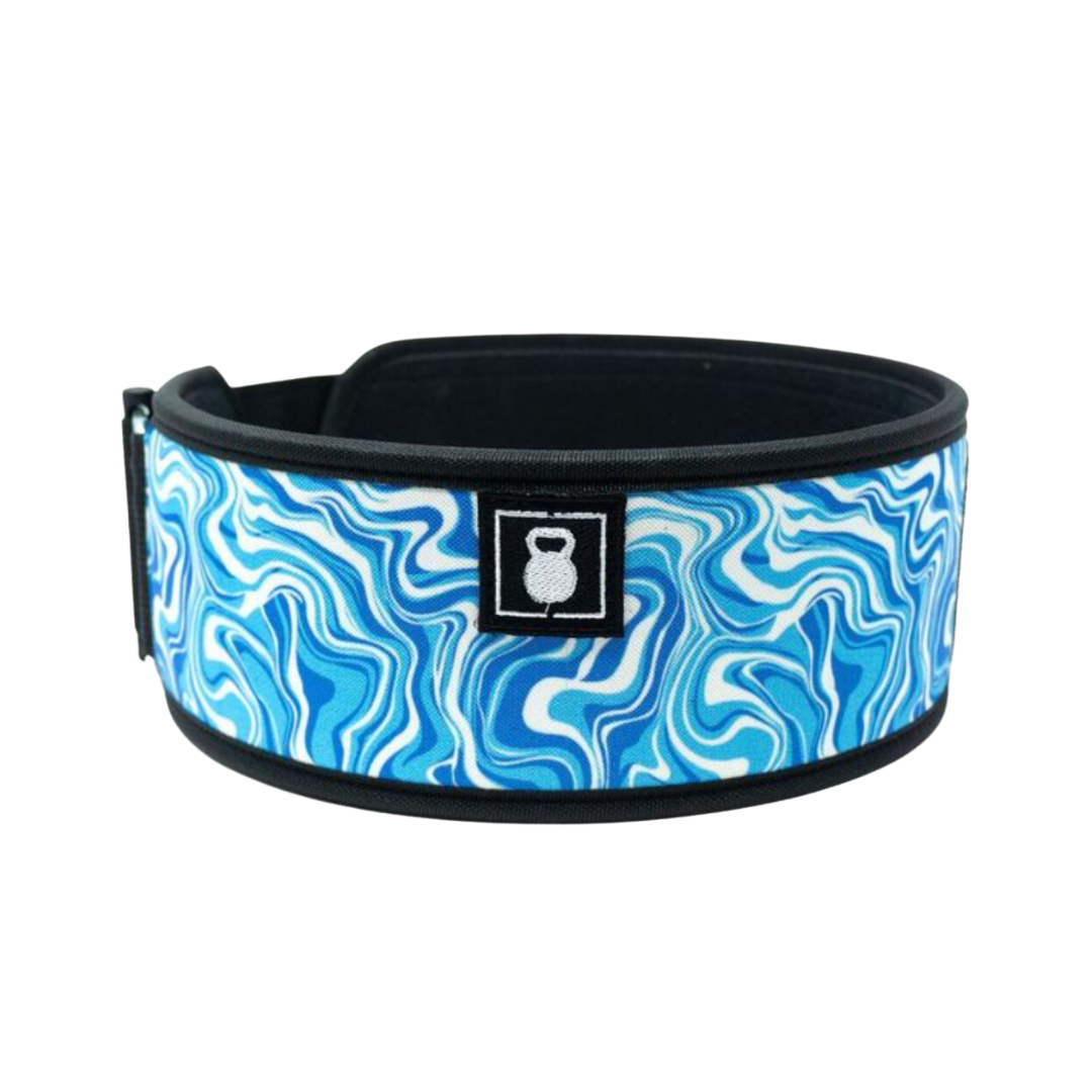 2POOD 2POOD BLUE MARBLE 4" Straight Belt