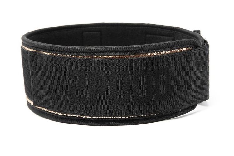 2POOD 2POOD Classy Bling Rose Gold Straight Weightlifting Belt