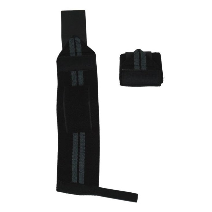 2POOD 2POOD Wrist Wraps (30cm) - Mörkgrå