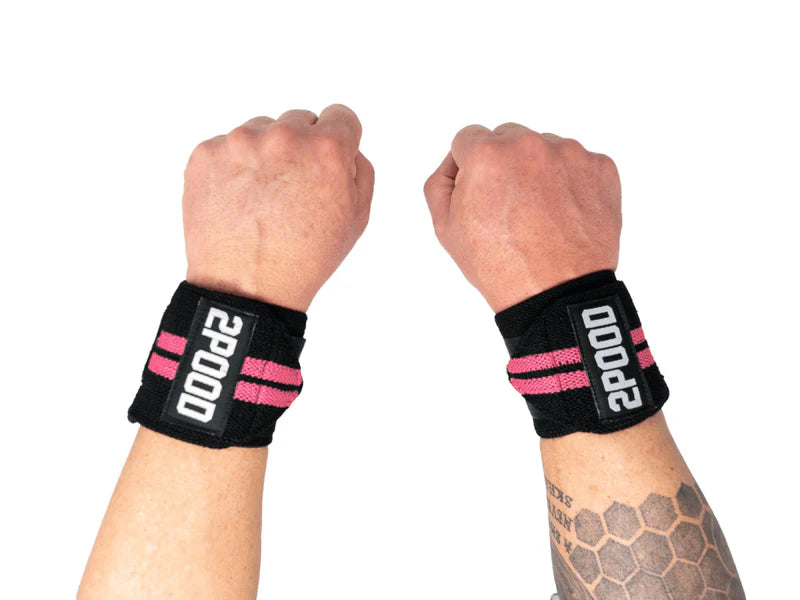 2POOD 2POOD Wrist Wraps (30cm) - Rosa
