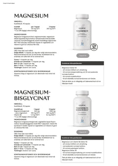 Holistic Magnesiumbisglycinat 100 mg, 90 kapslar