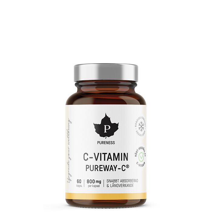 Pureway C-vitamin Långverkande 60 kapslar