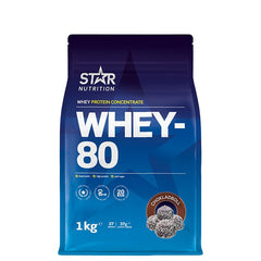 Whey-80 Vassleprotein 1 kg
