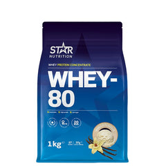 Whey-80 Vassleprotein 1 kg