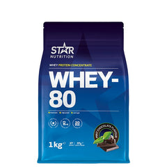 Whey-80 Vassleprotein 1 kg