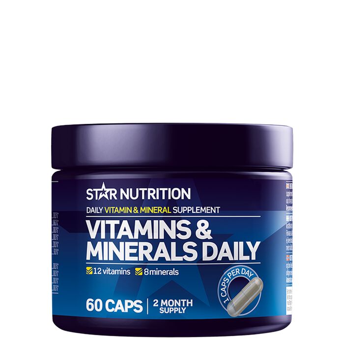 Vitamins & Minerals Daily 60 kapslar