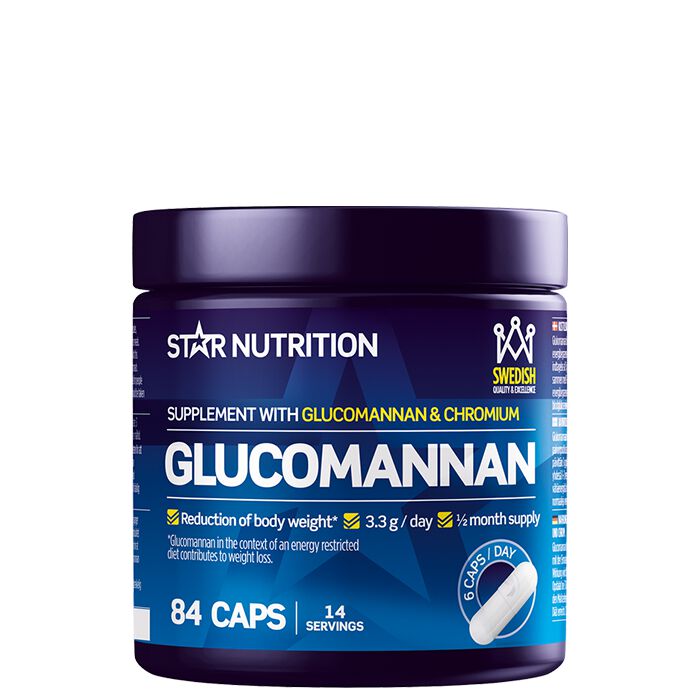 Glucomannan Fettförbrännare 84 Kapslar