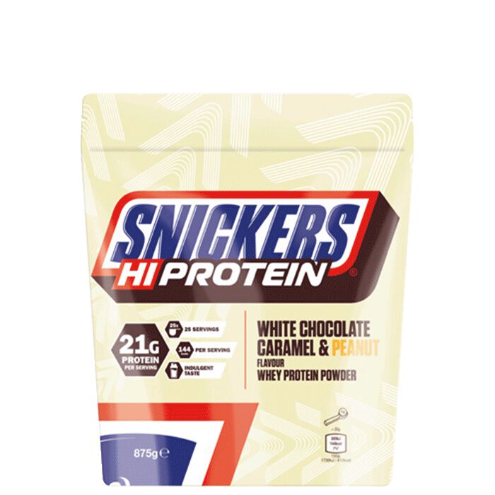 Snickers Vassleprotein Vit Choklad Jordnöt 875 g