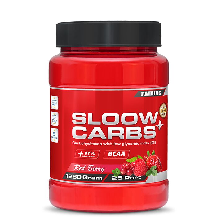 Sloow Carbs+ Sportdryck pulver 1,28 kg