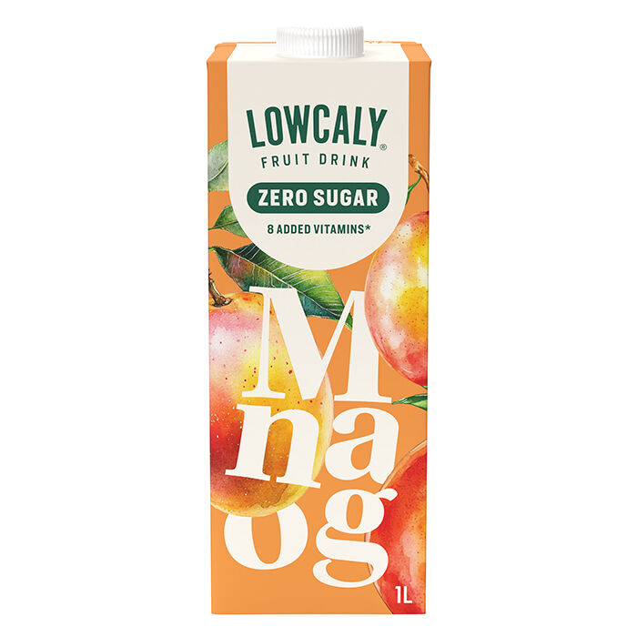 Lowcaly Fruktdryck 1000 ml