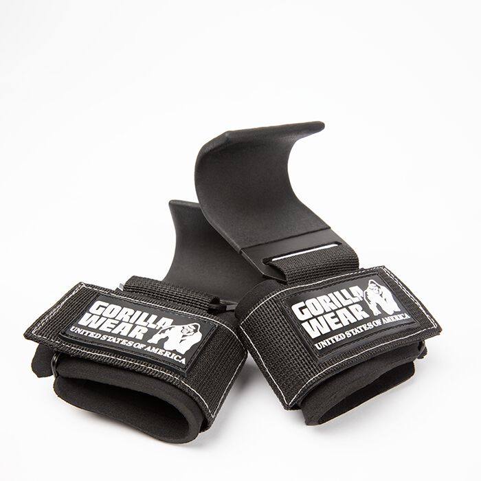 Weight Lifting Hooks Svart/Vit