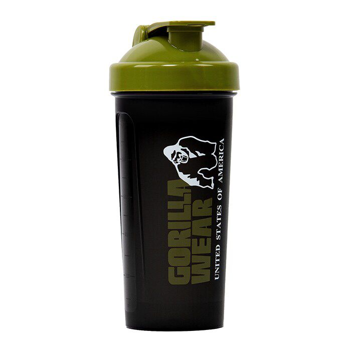 Shaker XXL Svart/Grön 1000 ml