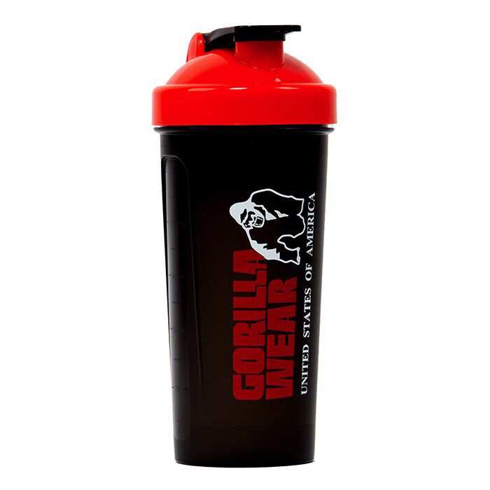 Shaker XXL Svart/Röd 1000 ml