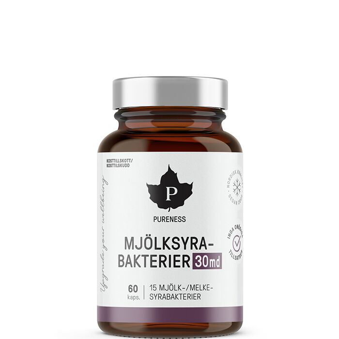 Mjölksyrabakterier 30 md 60 kapslar