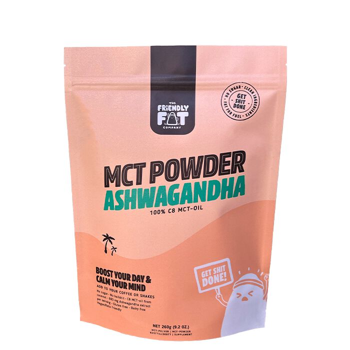 C8 MCT-pulver Ashwagandha 260 g