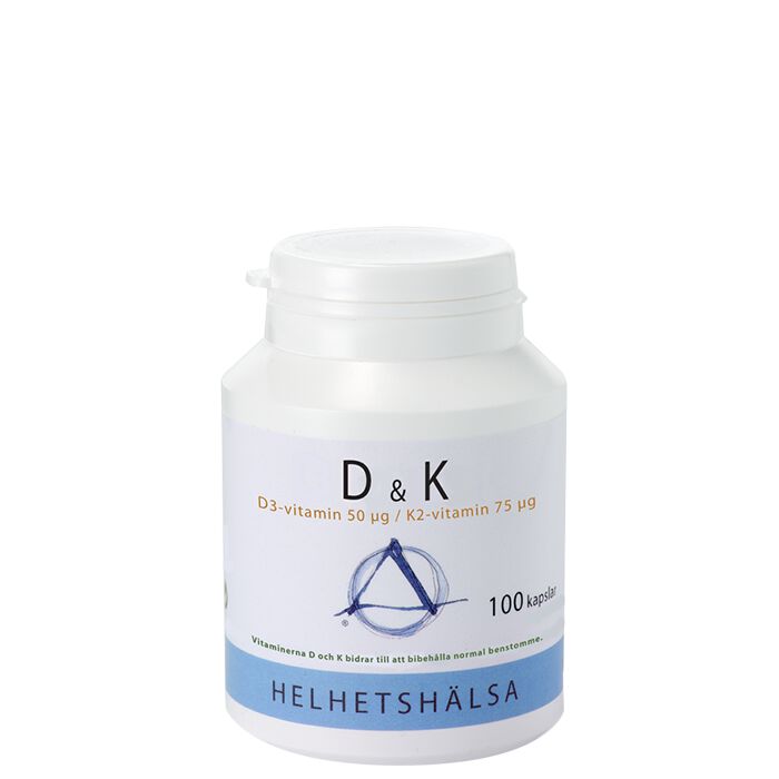 D & K vitamin 100 kapslar
