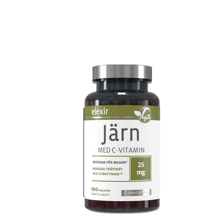 Järn med C-vitamin 100 tabletter