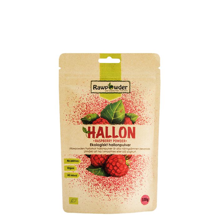 Ekologiskt Hallonpulver 100 g