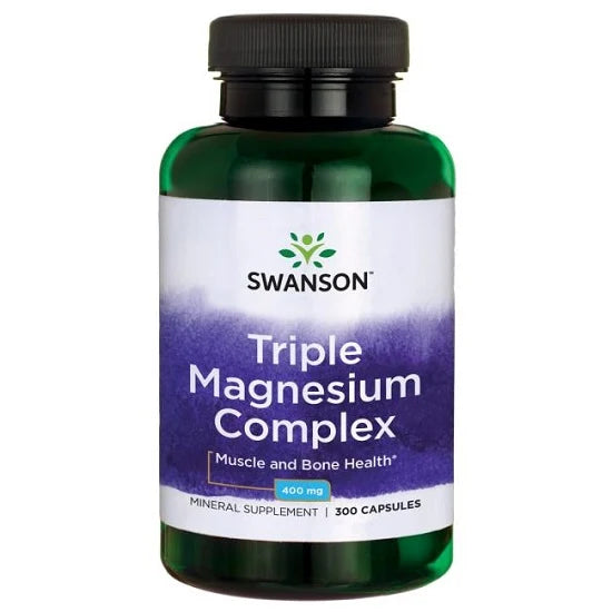 Swanson Triple Magnesium Complex, 300 caps