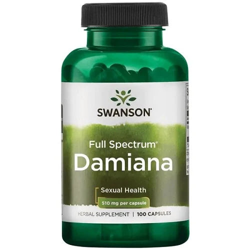 Swanson Full Spectrum Damiana 520mg, 100 caps