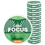 10 x LEWA Functional NoNico FOCUS Cucumber/Mint
