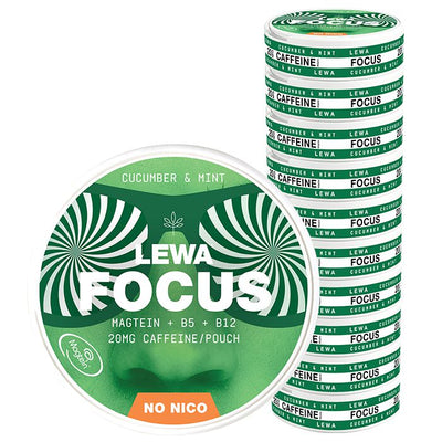 1 x LEWA Functional NoNico FOCUS Cucumber/Mint