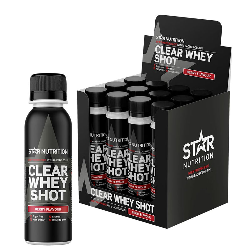 12 x Clear Whey Vassleprotein Shot 100 ml