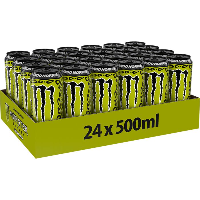 24 x Monster Energy 50 cl Lando Norris Zero Sugar