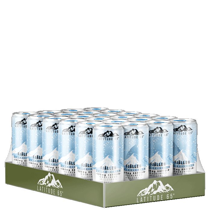 24 x Latitude 65 Energidryck 330 ml