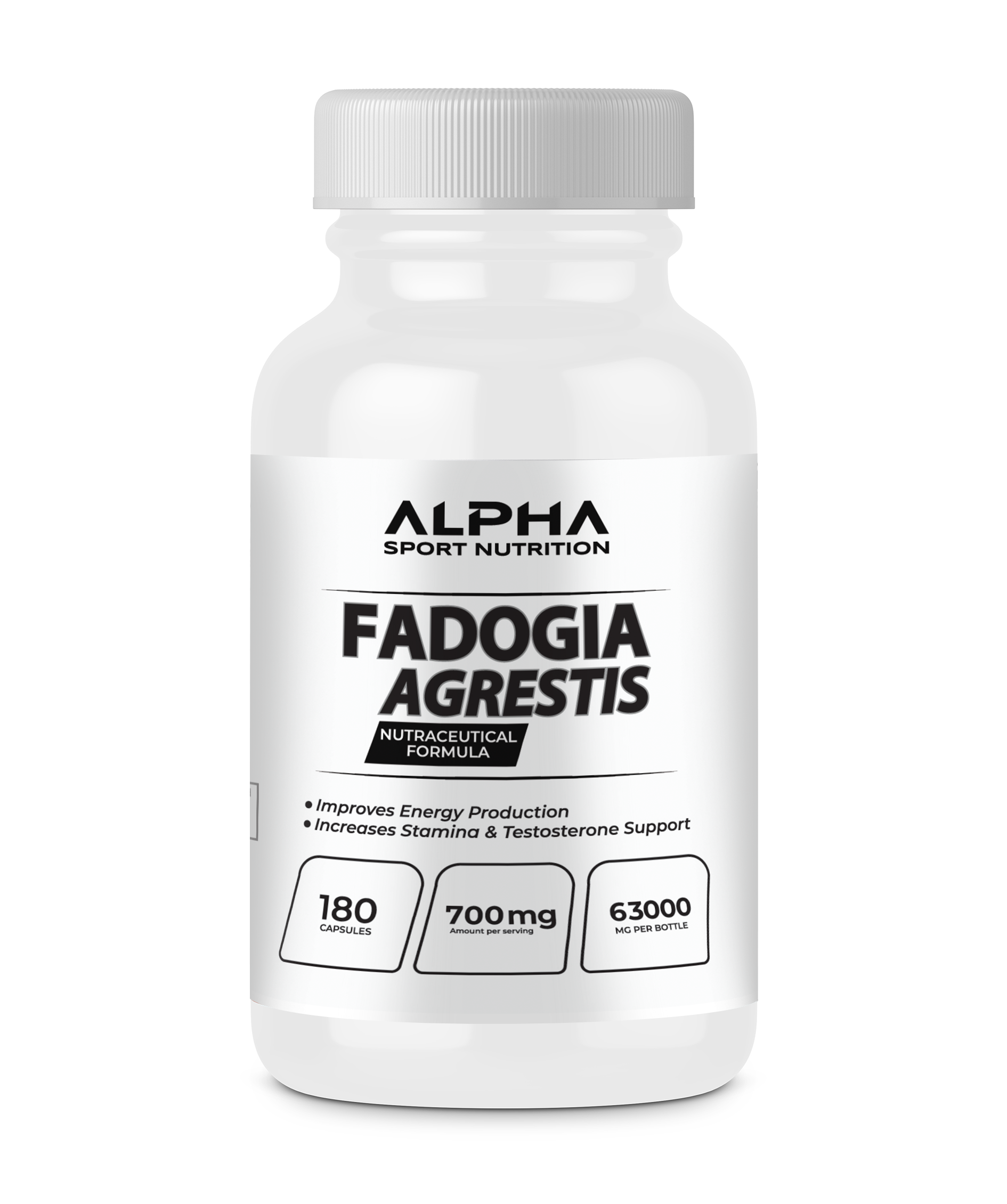 Alpha Sport Nutrition Fadogia Agrestis - 180 caps