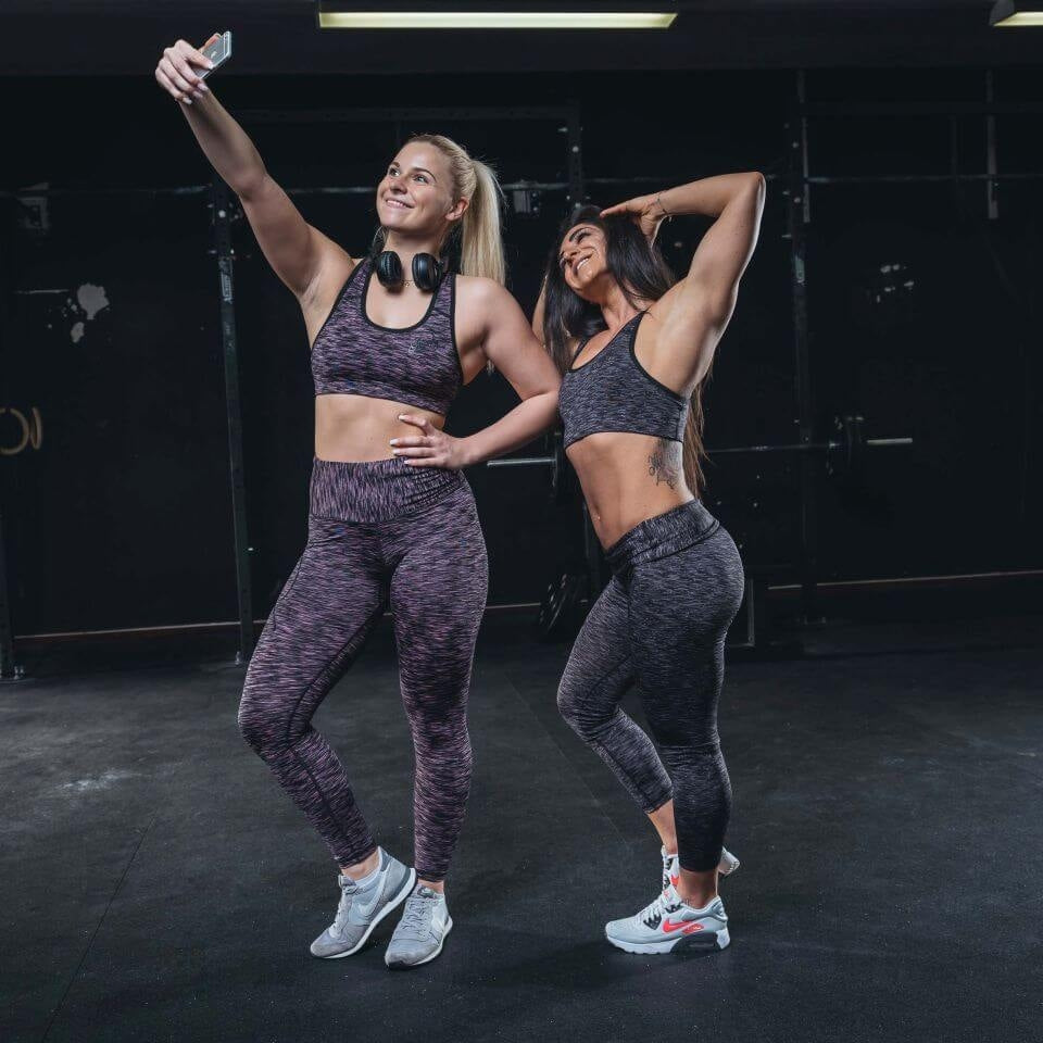 Anarchy Apparel Cushy Sports Bra Black/Grey
