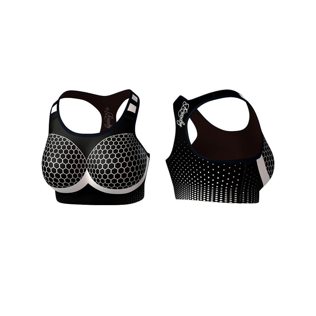 Anarchy Apparel Hexagon Sports Bra